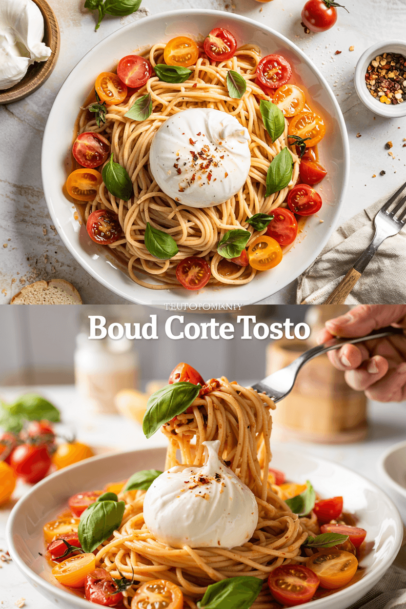 Burst Tomato Burrata Pasta