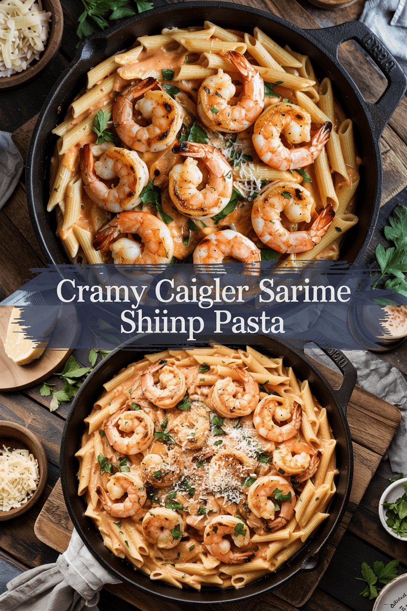 Creamy Cajun Shrimp Pasta