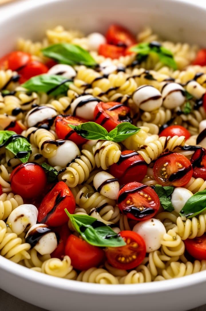 caprese pasta salad recipe
