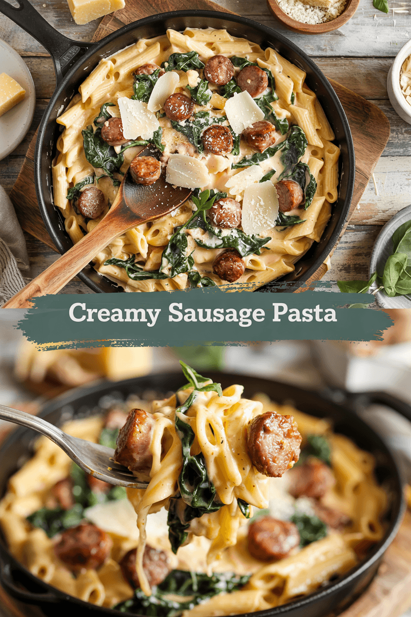 Creamy Sausage Pasta