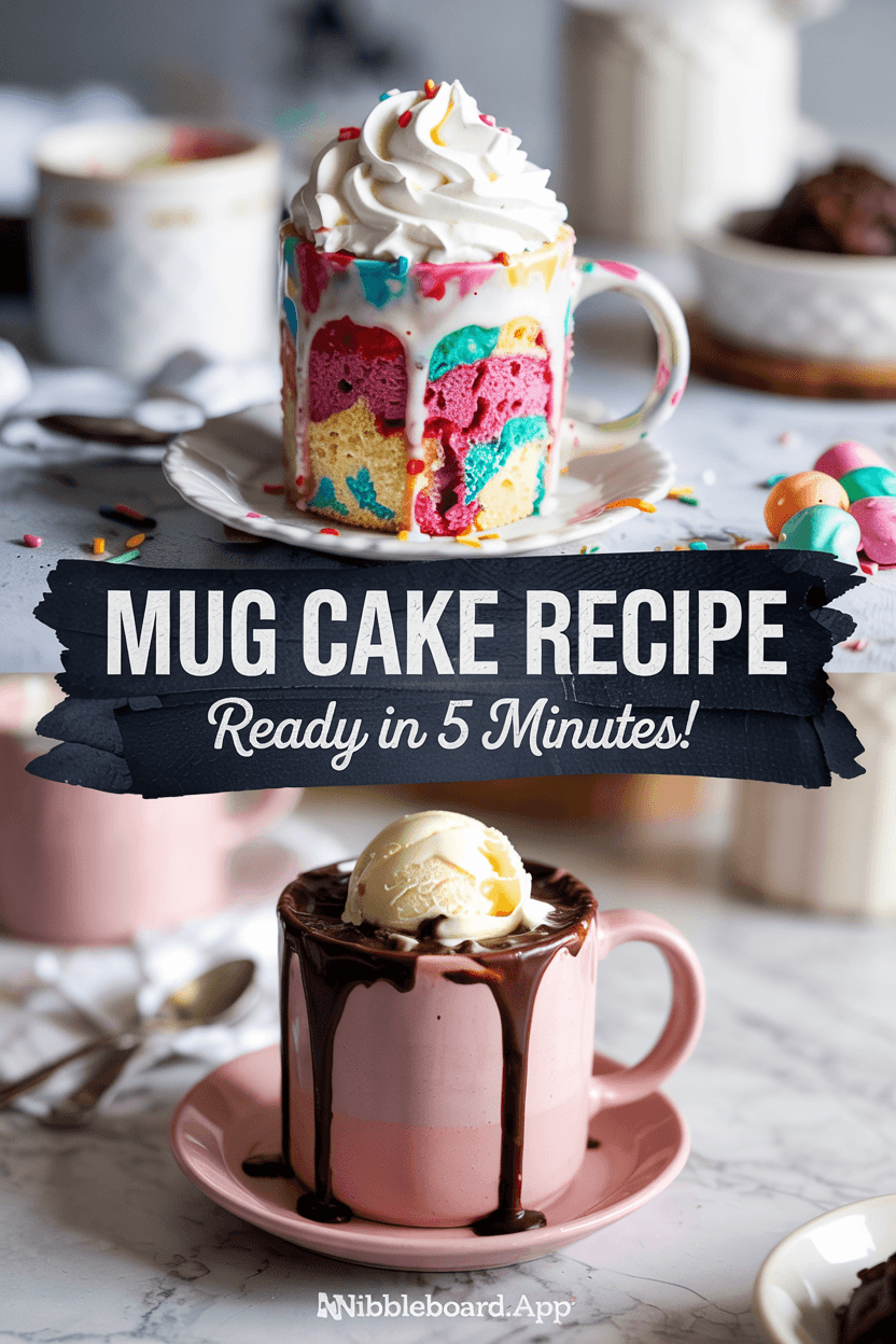 Mug Cake Recipe (6 Irresistible Flavors)