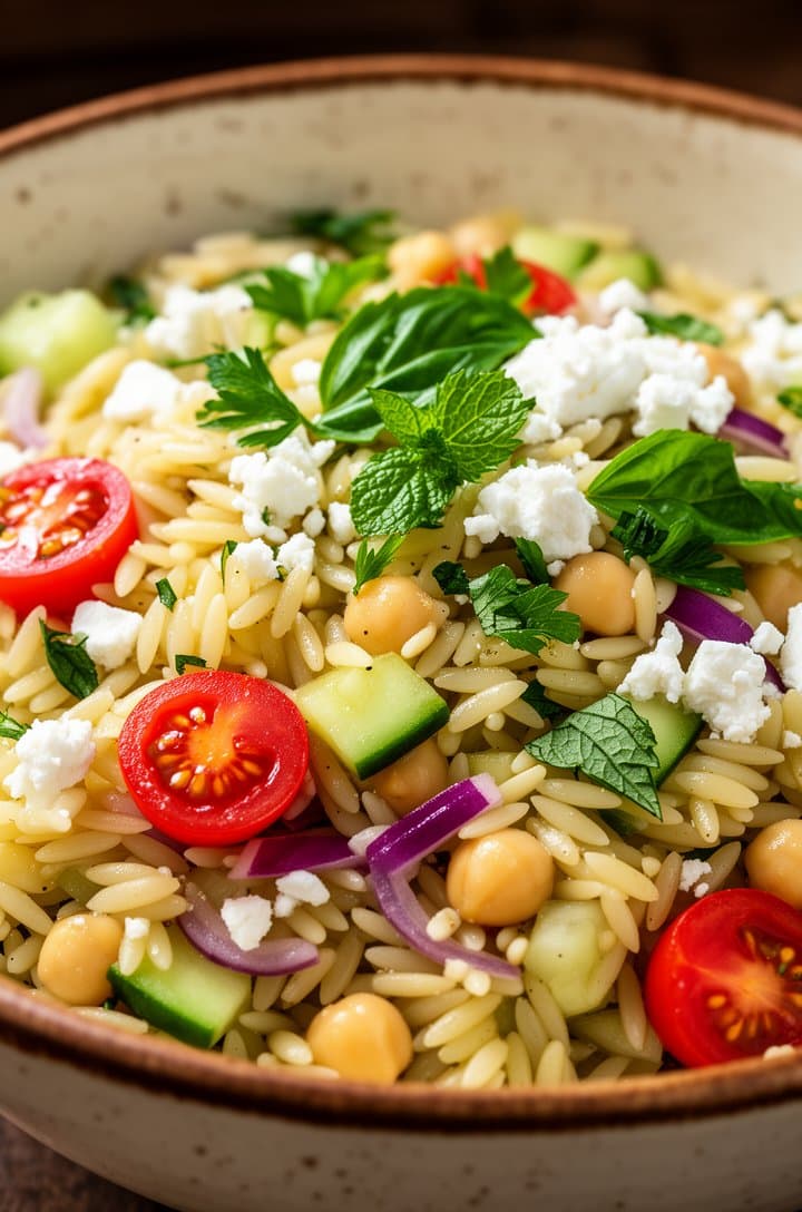 orzo pasta salad recipe