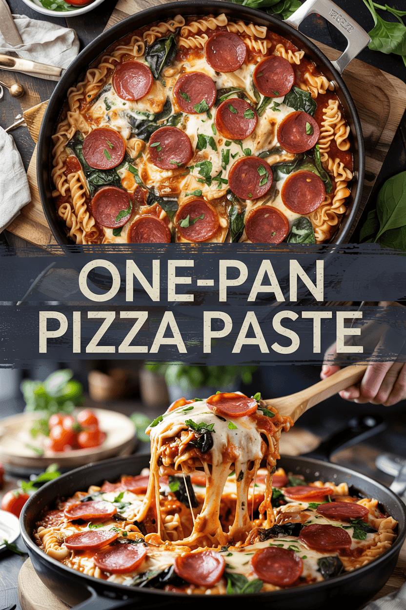One-Pan Pizza Pasta