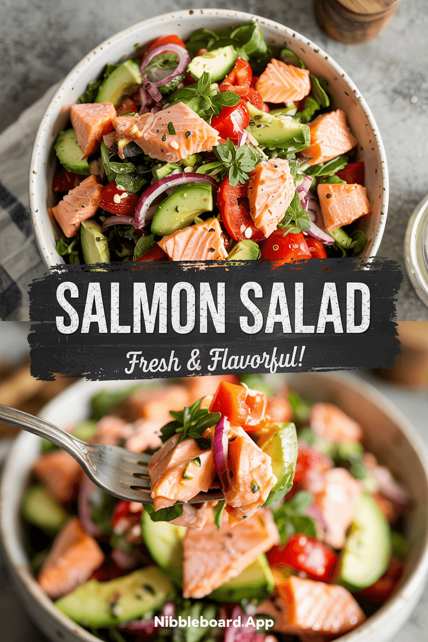 Flaky Salmon Salad