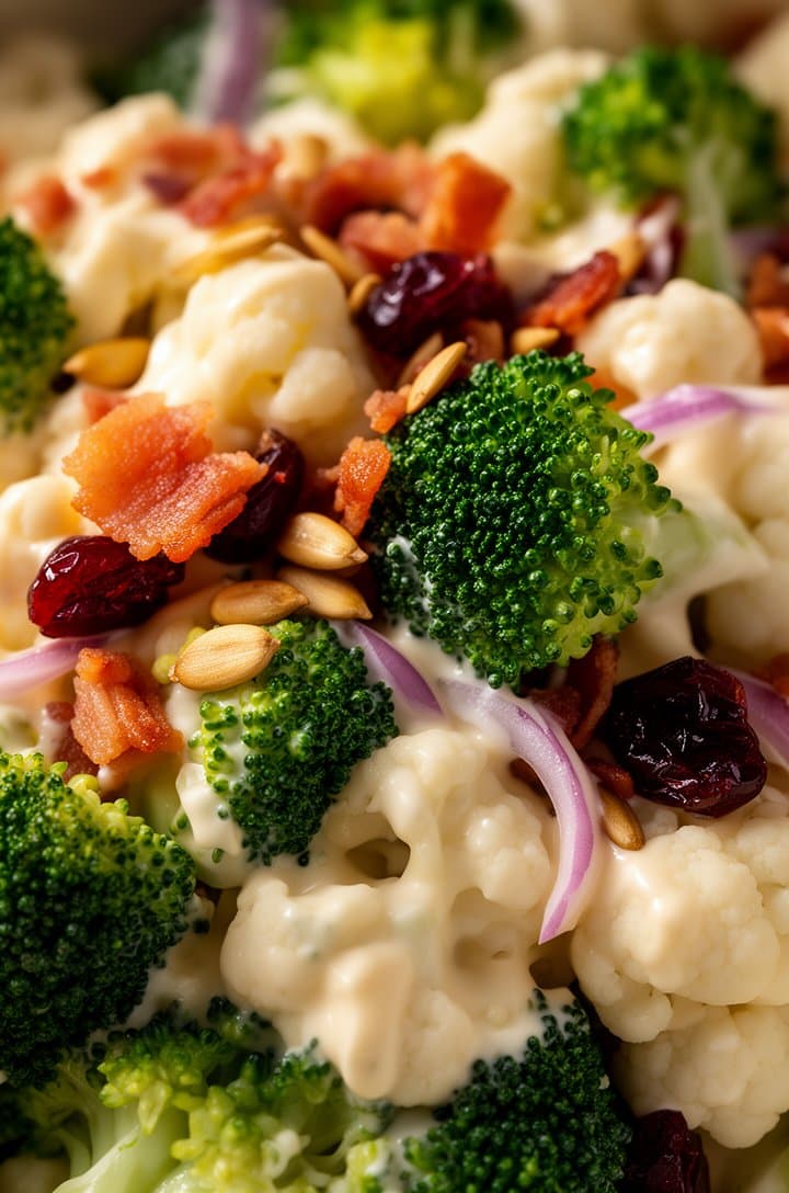 broccoli cauliflower salad recipe