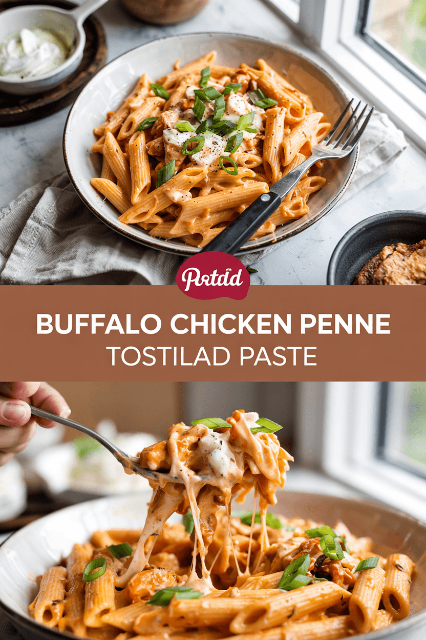 buffalo chicken pasta recipe