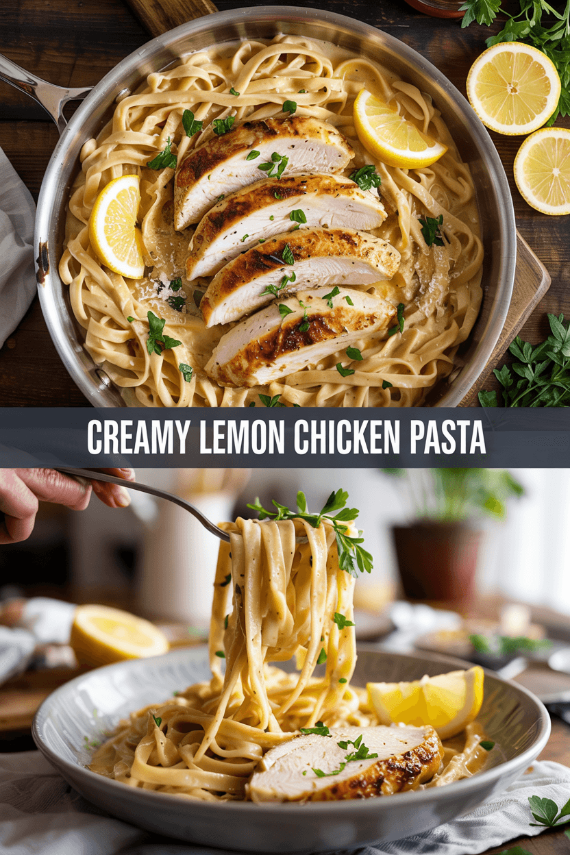 Creamy Lemon Chicken Pasta
