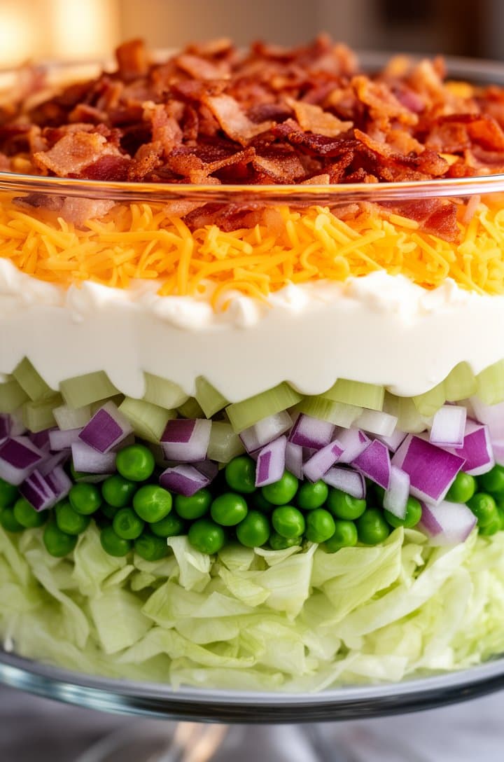 seven layer salad recipe
