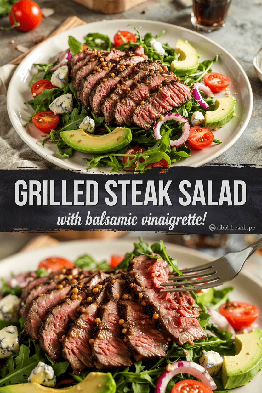 Grilled Steak Salad with Balsamic Vinaigrette