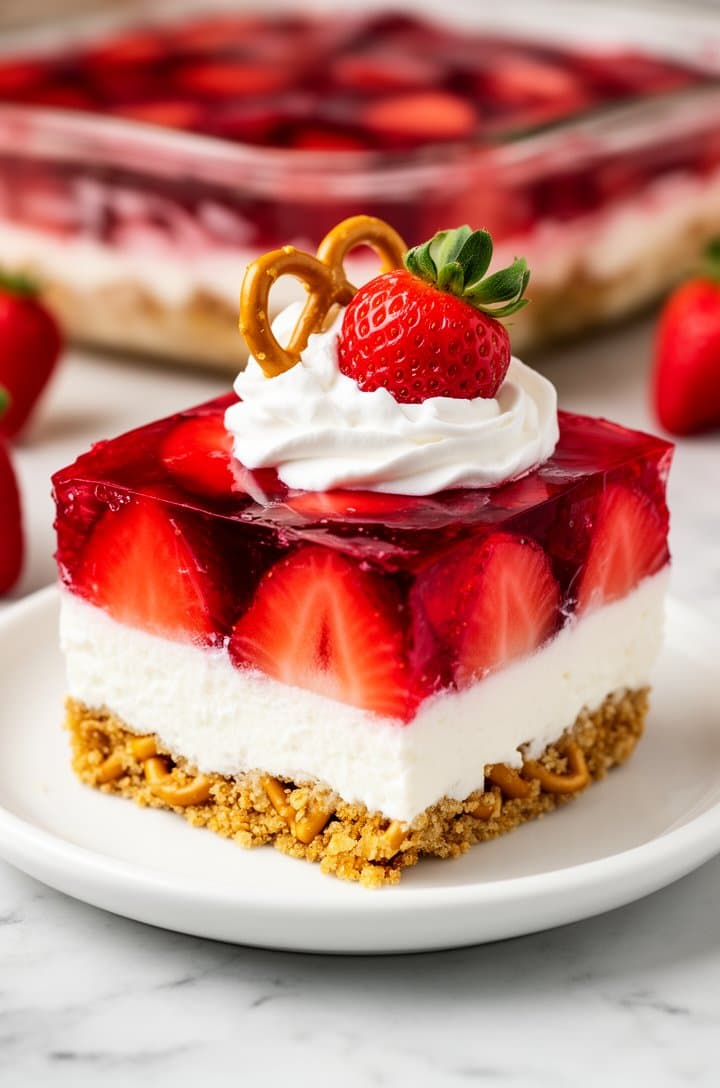 strawberry pretzel salad recipe